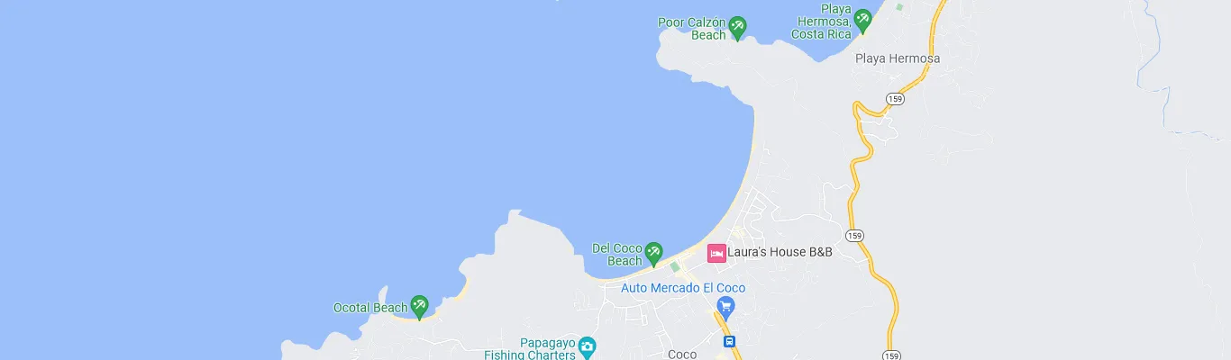Coco Beach Map Catamaran
